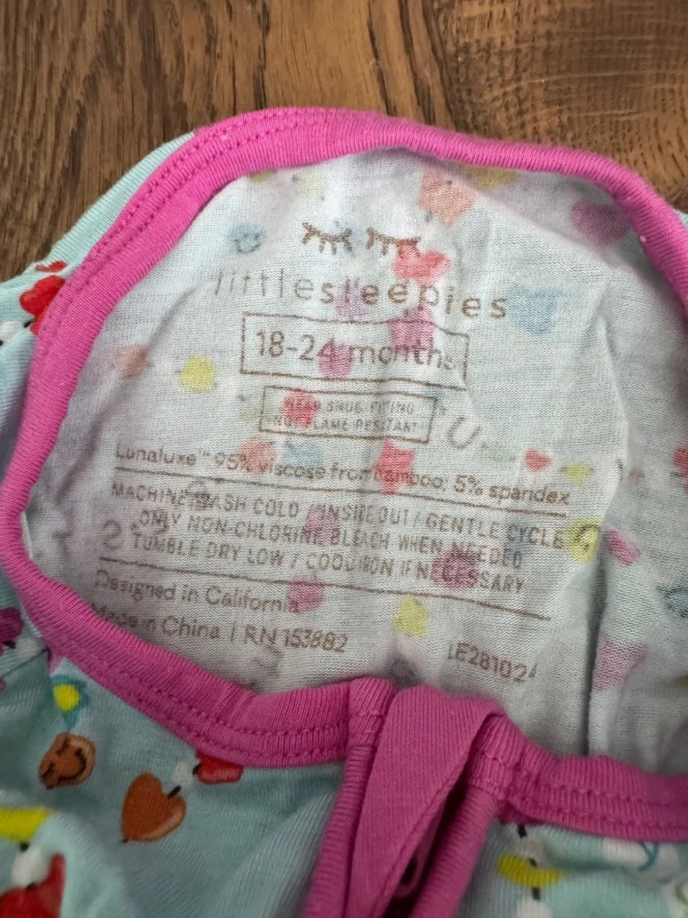 Little Sleepies Forever Friends Zippy Pajamas Baby Size 18 24 Months A